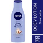 Buy Nivea Shea Smooth Body Milk (120 ml) - Purplle
