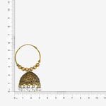 Buy Queen Be Oxidised Jhumki, White Beads - EJ19018 - Purplle