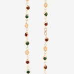 Buy Queen Be Multi Color Round Beads Double Row Chain - NJ19001 - Purplle