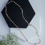 Buy Queen Be Gold Plated White Pearls Chain - NJ19005 - Purplle