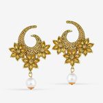 Buy Queen Be Floral Chandbalis, Pearl Drop - EV19003 - Purplle