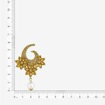Buy Queen Be Floral Chandbalis, Pearl Drop - EV19003 - Purplle