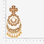Buy Queen Be Twin Layered Dangling Golden Beads Earring - EV19013 - Purplle