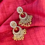 Buy Queen Be Dangling Golden Beads Earrings - ev19014 - Purplle