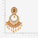 Buy Queen Be Dangling Golden Beads Earrings - ev19014 - Purplle