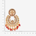 Buy Queen Be Kundan Look, Ruby Red Beads Earring - EV19015 - Purplle