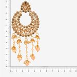 Buy Queen Be Gold Plated Studded, Brown Stones Chandbali - EV19016 - Purplle