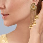 Buy Queen Be Fusion Paisley Tops And Drop Earrings - EV19018 - Purplle