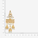 Buy Queen Be Gold Plated Kundan And Pearls Trio Jhumki - EV19020 - Purplle
