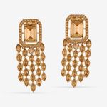 Buy Queen Be Marquise Shaped Brown Color Stones Earrings - EV19027 - Purplle
