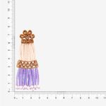 Buy Queen Be Yellow Gold Multi Color Tassel And Brown Stones - EV19039 - Purplle