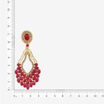 Buy Queen Be Ruby Red Color Stone Chandeliers - EV19040 - Purplle