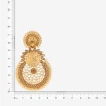 Buy Queen Be Ethnic Jali Champagne Brown Color Stone Chandbalis - EV19055 - Purplle