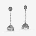Buy Queen Be Oxidised Long Jhumkis - EV19057 - Purplle