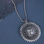 Buy Queen Be Oxidised Goddess Medallion Pendant - NV19001 - Purplle
