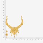 Buy Queen Be Gold Traditional Jali Necklace Set - NM19001 - Purplle