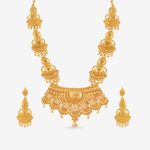 Buy Queen Be Gold Traditional Rani Haar Necklace Set - nm19025 - Purplle