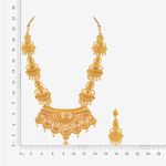 Buy Queen Be Gold Traditional Rani Haar Necklace Set - nm19025 - Purplle