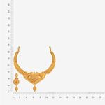 Buy Queen Be Gold Hasli Flower & Drop Choker Wedding Set - NM19027 - Purplle