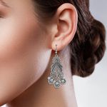 Buy Queen Be Oxidised Nature Motif Danglers - EP19002 - Purplle
