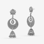 Buy Queen Be Oxidised Lotus Chandbali And Jhumki Combo Dangler - EP19005 - Purplle