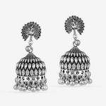 Buy Queen Be Oxidised Dancing Peacock Jhumkis - EP19010 - Purplle