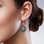Buy Queen Be Oxidised Everyday Drop Danglers - EP19012 - Purplle