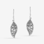 Buy Queen Be Oxidised Leaf Jali Danglers - EP19015 - Purplle
