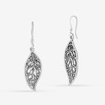 Buy Queen Be Oxidised Leaf Jali Danglers - EP19015 - Purplle