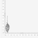 Buy Queen Be Oxidised Leaf Jali Danglers - EP19015 - Purplle