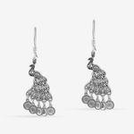 Buy Queen Be Oxidised Peacock & Coin Feather Danglers - EP19017 - Purplle