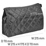 Buy Bonjour Paris Coat Me Women's Multi Purpose Makeup Bag / Vanity Pouch / Travel Kit / Cosmetic Bag Organiser (Brown)VPB25-BR - Purplle