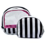 Buy Bonjour Paris Coat Me Women's Multi Purpose Vanity Case / Cosmetic Pouch / Makeup Travel Organiser Kit Black - Purplle