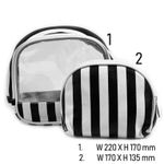 Buy Bonjour Paris Coat Me Women's Multi Purpose Vanity Case / Cosmetic Pouch / Makeup Travel Organiser Kit White Star - Purplle