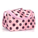 Buy Bonjour Paris Coat Me Women's Multi Purpose Vanity Case / Cosmetic Pouch / Makeup Travel Organiser Kit - Geometric Pink - Purplle