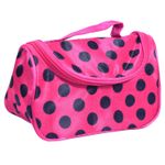 Buy Bonjour Paris Coat Me Women's Multi Purpose Vanity Case / Cosmetic Pouch / Makeup Travel Organiser Kit - Geometric Rani Pink - Purplle