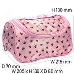 Buy Bonjour Paris Coat Me Women's Multi Purpose Vanity Case / Cosmetic Pouch / Makeup Travel Organiser Kit - Baby Pink - VPB21-BABY PINK - Purplle