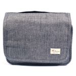 Buy Bonjour Paris Coat Me Premium Multi Purpose Makeup Bag / Travel Case Unisex - Grey - Purplle