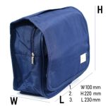 Buy Bonjour Paris Coat Me Premium Multi Purpose Makeup Bag / Travel Case Unisex - Light Blue - Purplle