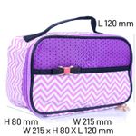 Buy Bonjour Paris Coat Me Ladies Multi Purpose Cosmetic Pouch / Makeup Kit - Purple - Purplle