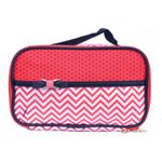 Buy Bonjour Paris Coat Me Ladies Multi Purpose Cosmetic Pouch / Makeup Kit - Red - Purplle