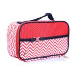 Buy Bonjour Paris Coat Me Ladies Multi Purpose Cosmetic Pouch / Makeup Kit - Red - Purplle