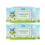 Buy Mamaearth Organic Bamboo Based Wipes Pack of 72 Pieces (2 Pieces) - Purplle