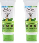 Buy Mamaearth Tea Tree Natural Face Wash For Acne & Pimples Wash Face Wash 2 Pcs Teatree-Facewash 2Pcs - Purplle