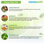 Buy Mamaearth Onion Oil For Hair Regrowth & Hair Fall Control With Redensyl (150 ml) - Purplle