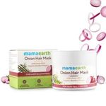 Buy Mamaearth Onion Hair Mask Controls Hairfall And Boosts Hair Growth, With Onion & Organic Bamboo Vinegar (200 ml) - Purplle