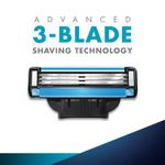Buy Gillette Mach 3 Shaving Blades- Pack of 16 (cartridges) - Purplle
