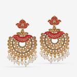 Buy Queen Be Traditional Enameled Chandbalis, Baby Pink - EV19063 - Purplle