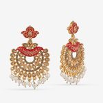 Buy Queen Be Traditional Enameled Chandbalis, Baby Pink - EV19063 - Purplle