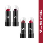 Buy NY Bae Argan Oil Infused Mini Lipstick, Runway, For Fair Skin - Haute Beauty, Set of 4 Mini Lipsticks, Kit 4 (1.4 g X 4) - Purplle